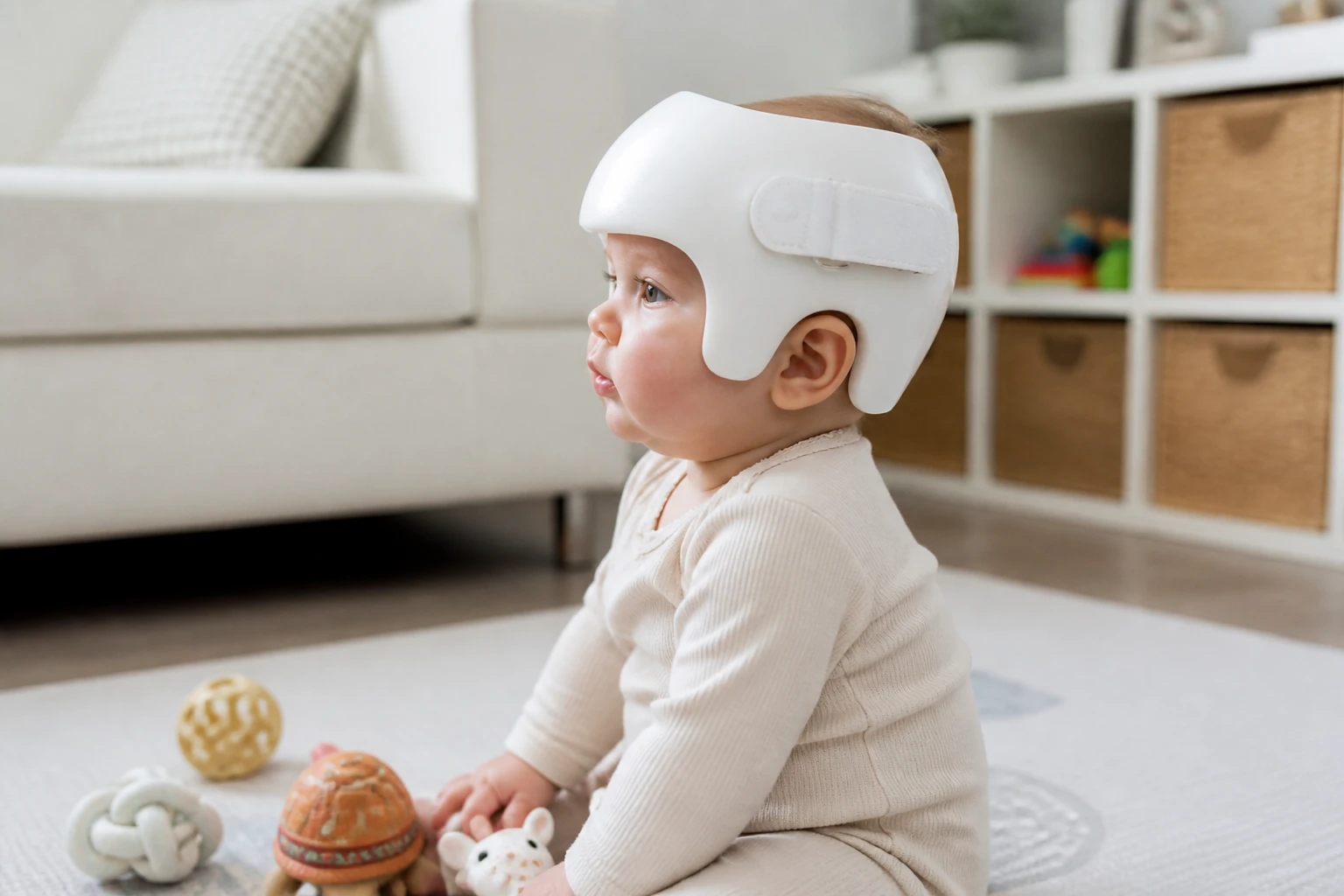Casque plagiocéphalie avant après : à quoi s&rsquo;attendre