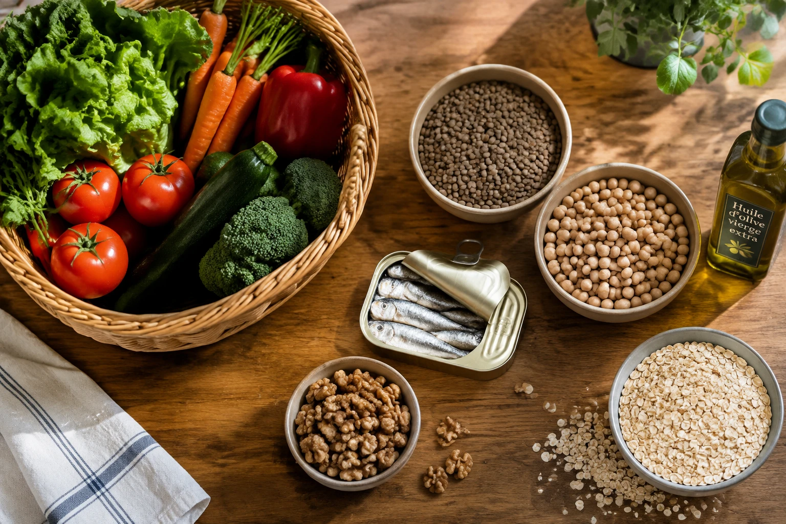 Les aliments bons pour la santé : le panier réaliste à adopter